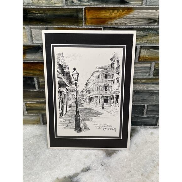 Vintage 1976 Royal Street Preservation Hall New Orleans Don Davey Postcards - Picture 5 of 10
